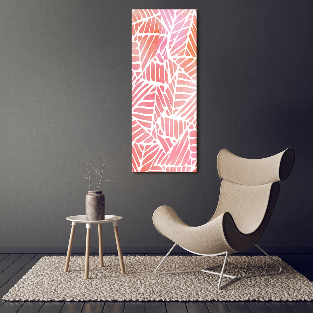 Tableau sur verre acrylique Motif abstrait