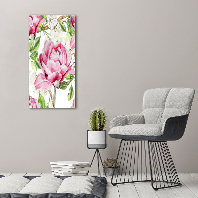 Tableau en acrylique Pivoine