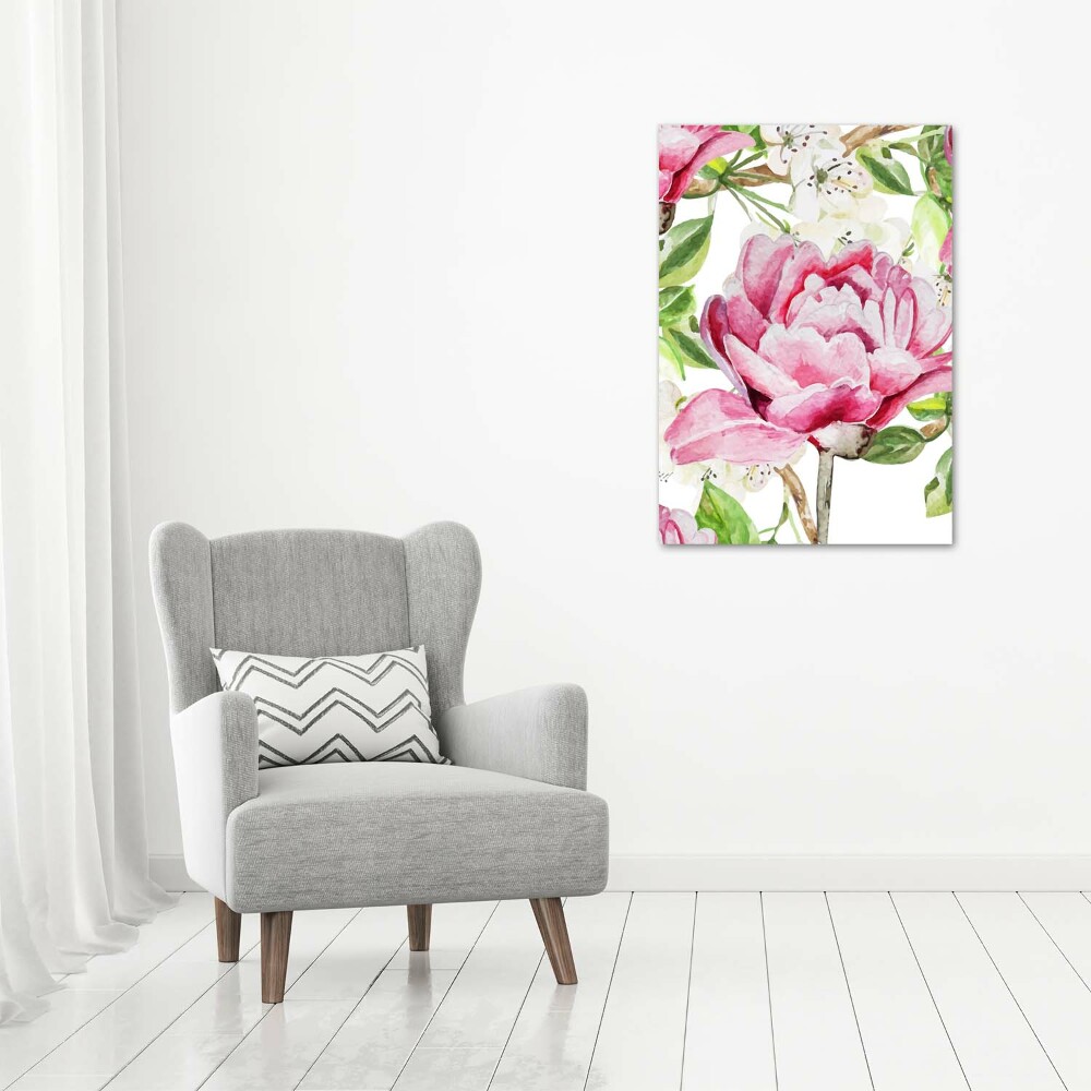 Tableau en acrylique Pivoine