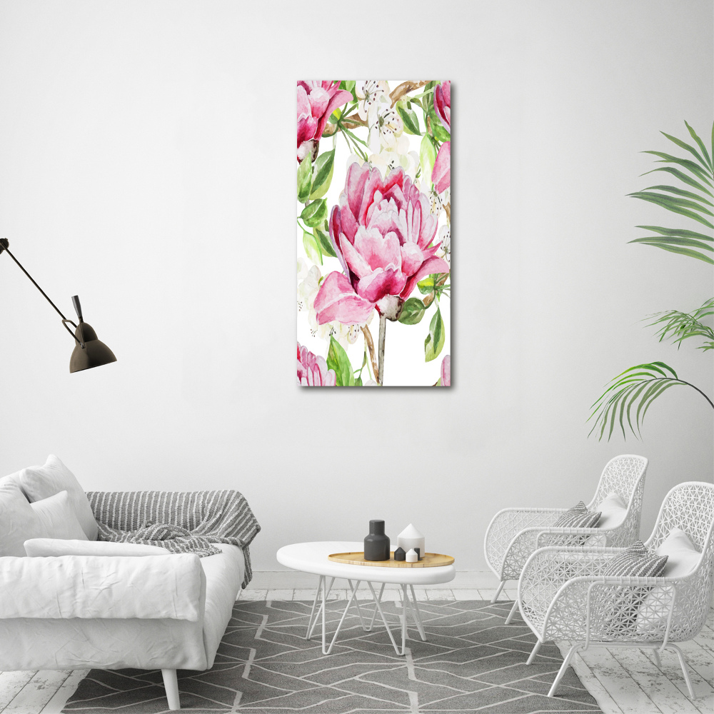 Tableau en acrylique Pivoine