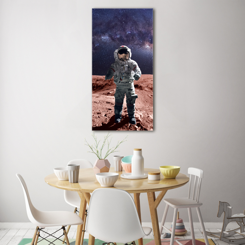 Tableau verre acrylique Astronaute