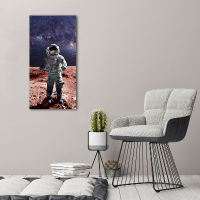 Tableau verre acrylique Astronaute