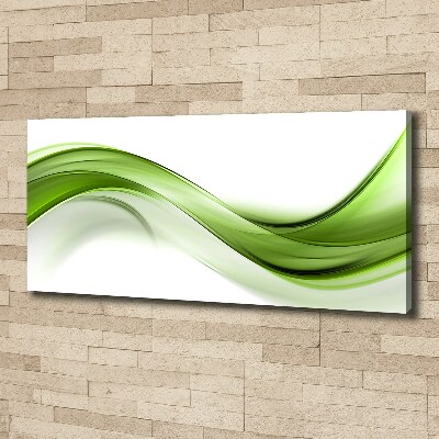 Tableau photo sur toile Vague verte