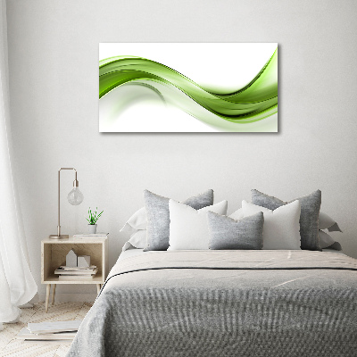 Tableau photo sur toile Vague verte