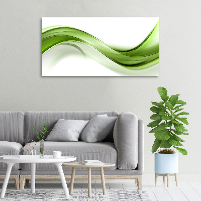 Tableau photo sur toile Vague verte