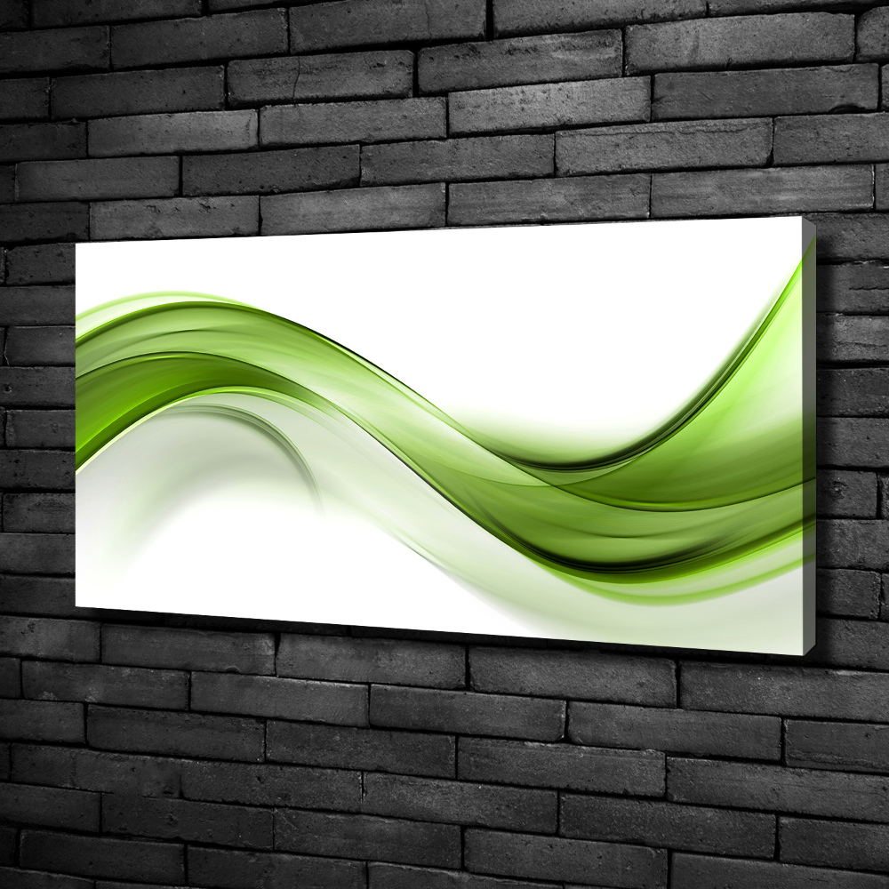 Tableau photo sur toile Vague verte