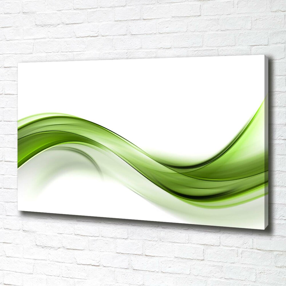 Tableau photo sur toile Vague verte