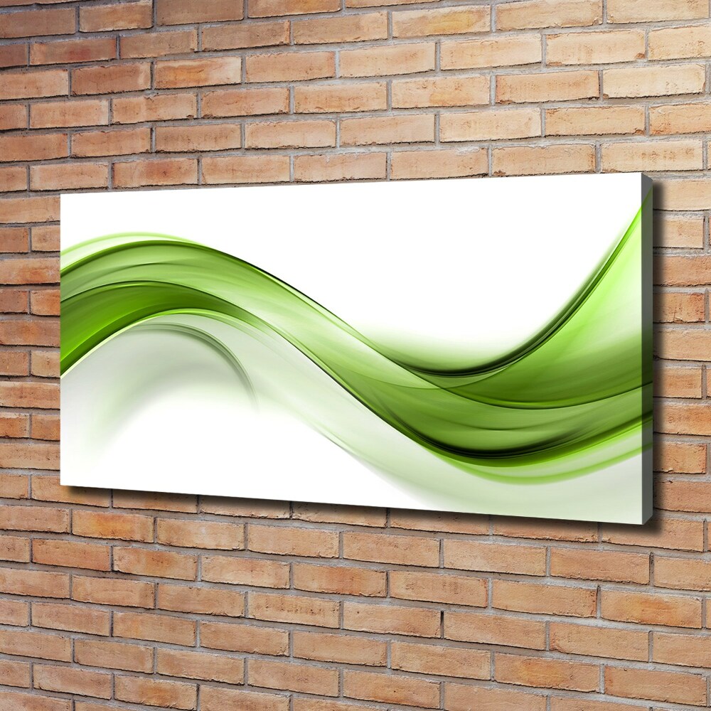 Tableau photo sur toile Vague verte