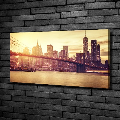 Tableau photo sur toile Manhattan New York USA