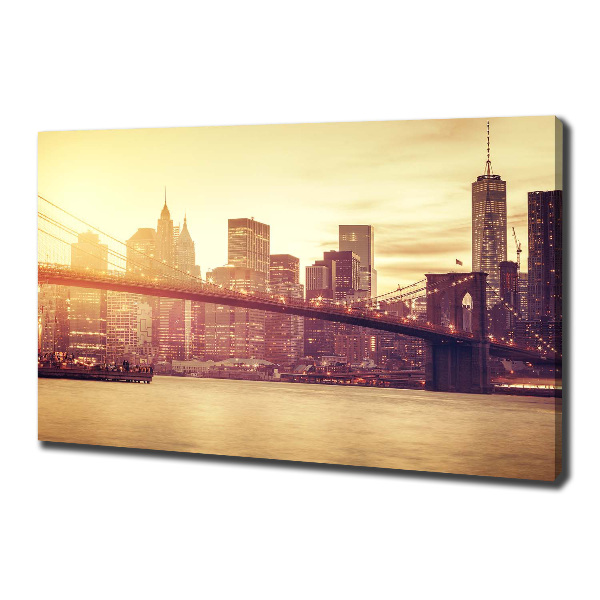 Tableau photo sur toile Manhattan New York USA