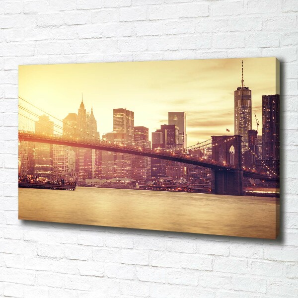 Tableau photo sur toile Manhattan New York USA