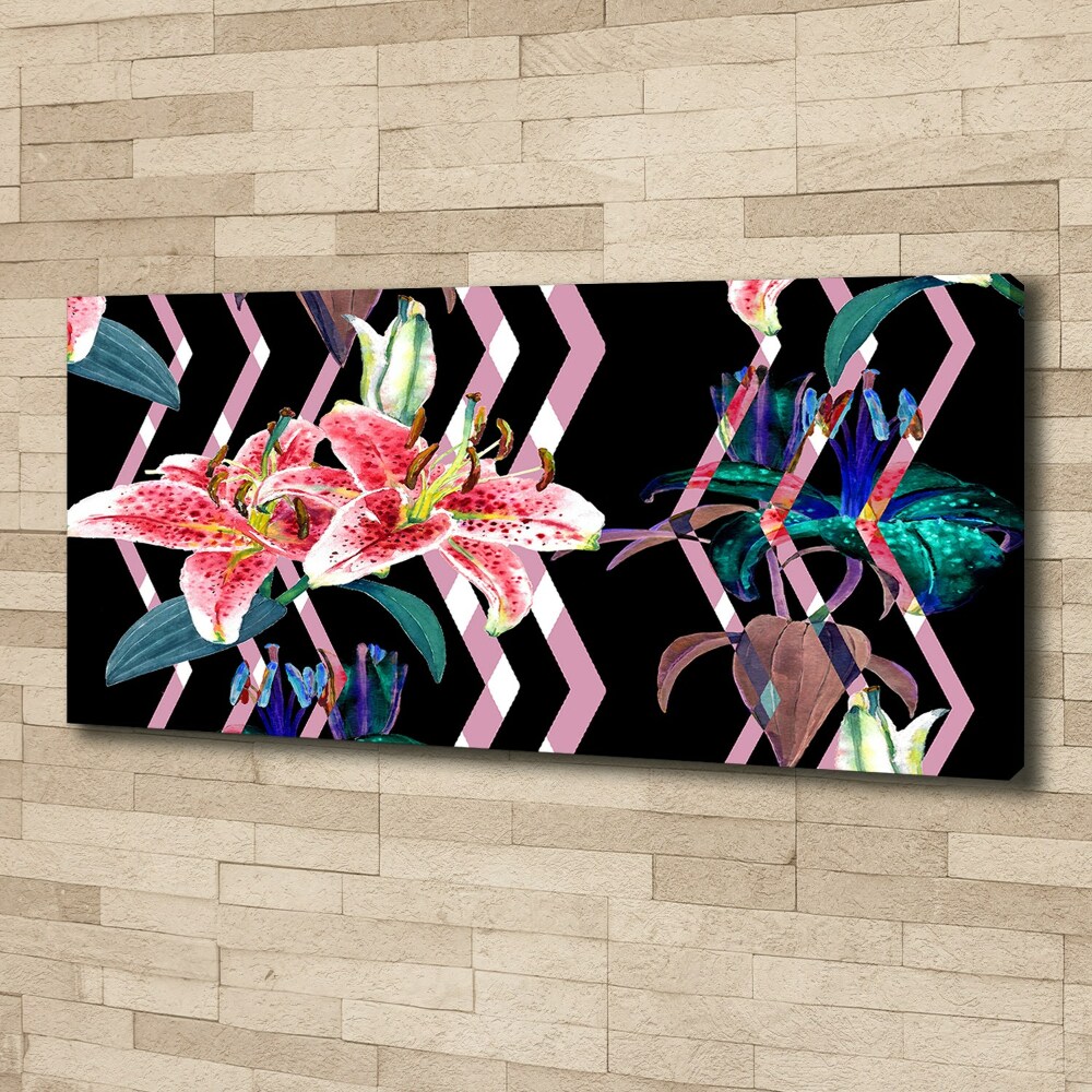 Tableau mural sur toile Lys tropical