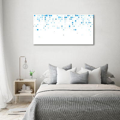 Tableau imprimé sur toile Carré bleu