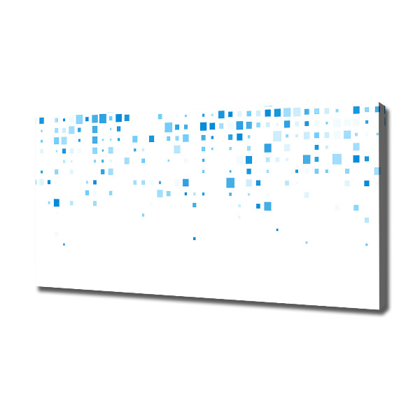 Tableau imprimé sur toile Carré bleu