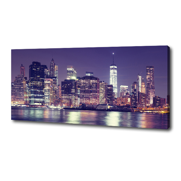 Tableau mural sur toile New York de nuit