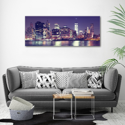 Tableau mural sur toile New York de nuit