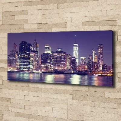 Tableau mural sur toile New York de nuit