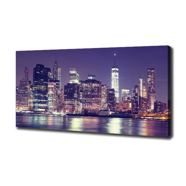 Tableau mural sur toile New York de nuit