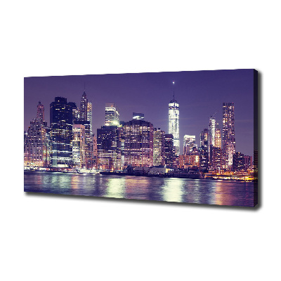 Tableau mural sur toile New York de nuit