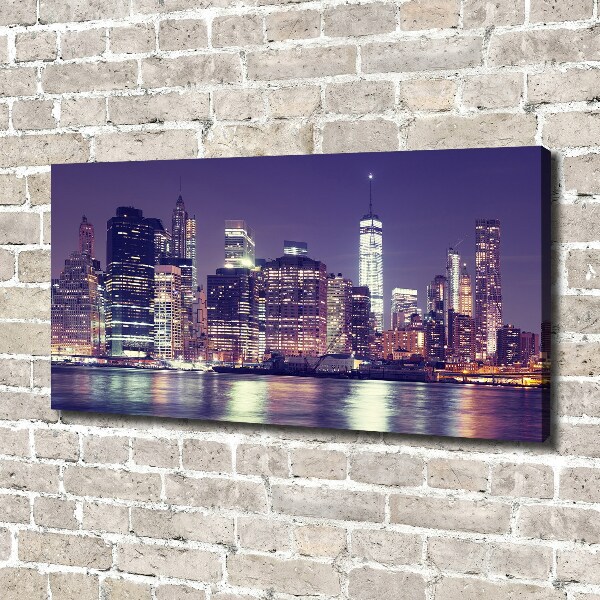 Tableau mural sur toile New York de nuit