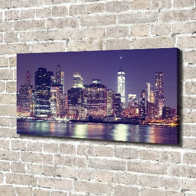 Tableau mural sur toile New York de nuit