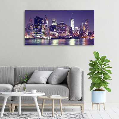 Tableau mural sur toile New York de nuit