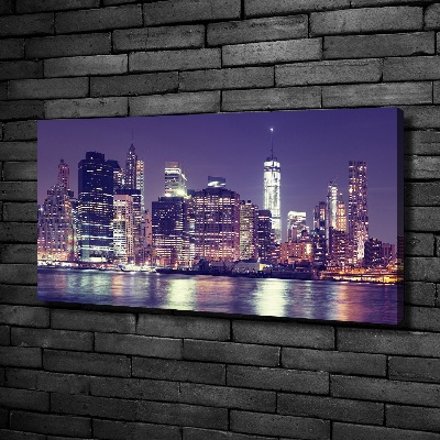 Tableau mural sur toile New York de nuit