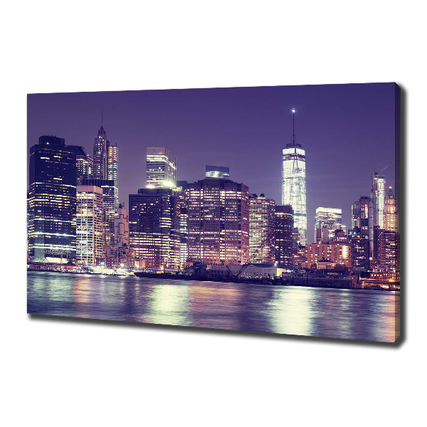 Tableau mural sur toile New York de nuit