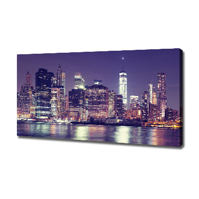 Tableau mural sur toile New York de nuit