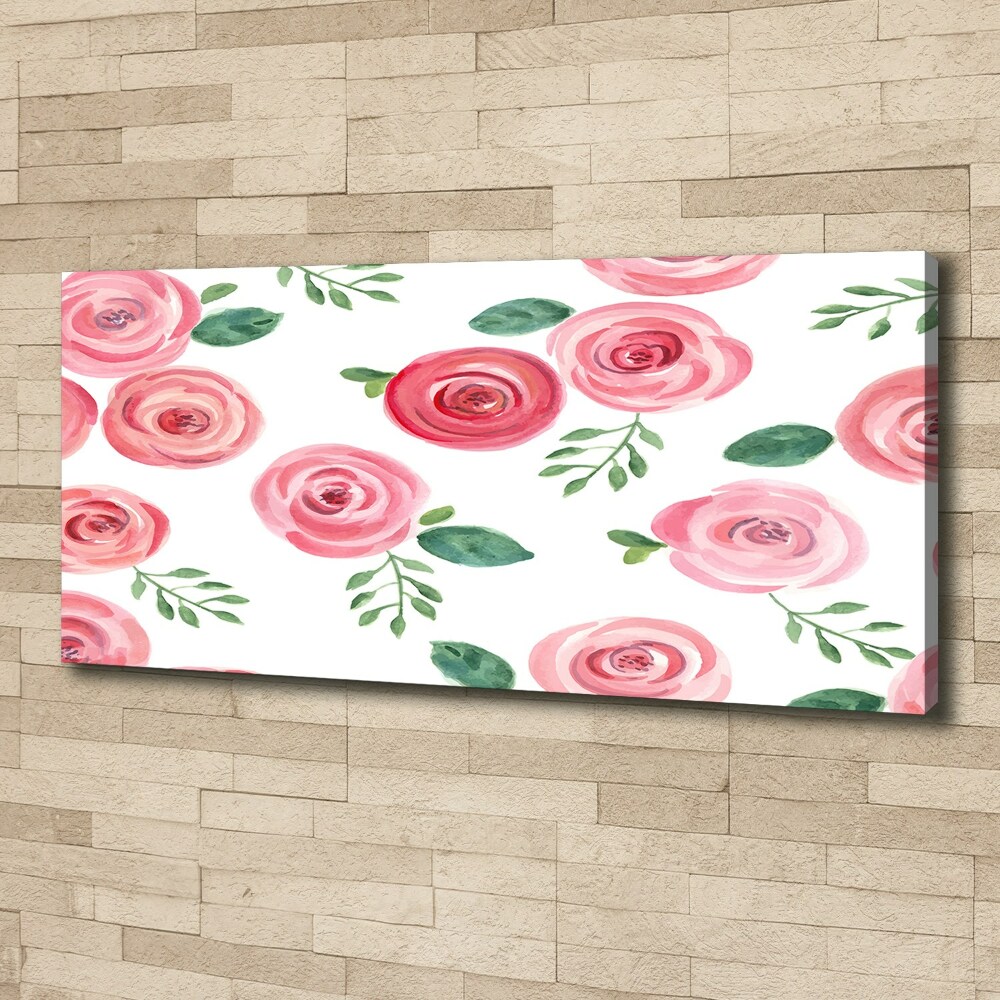 Tableau imprimé sur toile Roses fleurs