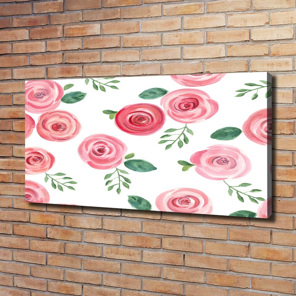 Tableau imprimé sur toile Roses fleurs