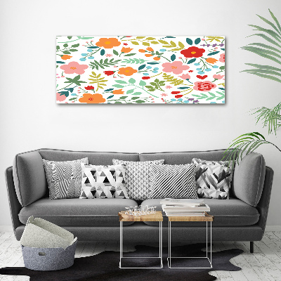 Tableau photo sur toile Illustration de fleurs