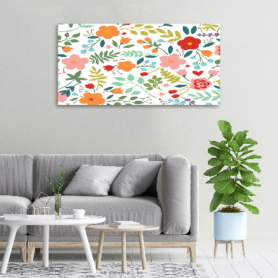 Tableau photo sur toile Illustration de fleurs