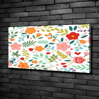 Tableau photo sur toile Illustration de fleurs