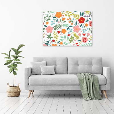 Tableau photo sur toile Illustration de fleurs