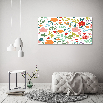 Tableau photo sur toile Illustration de fleurs