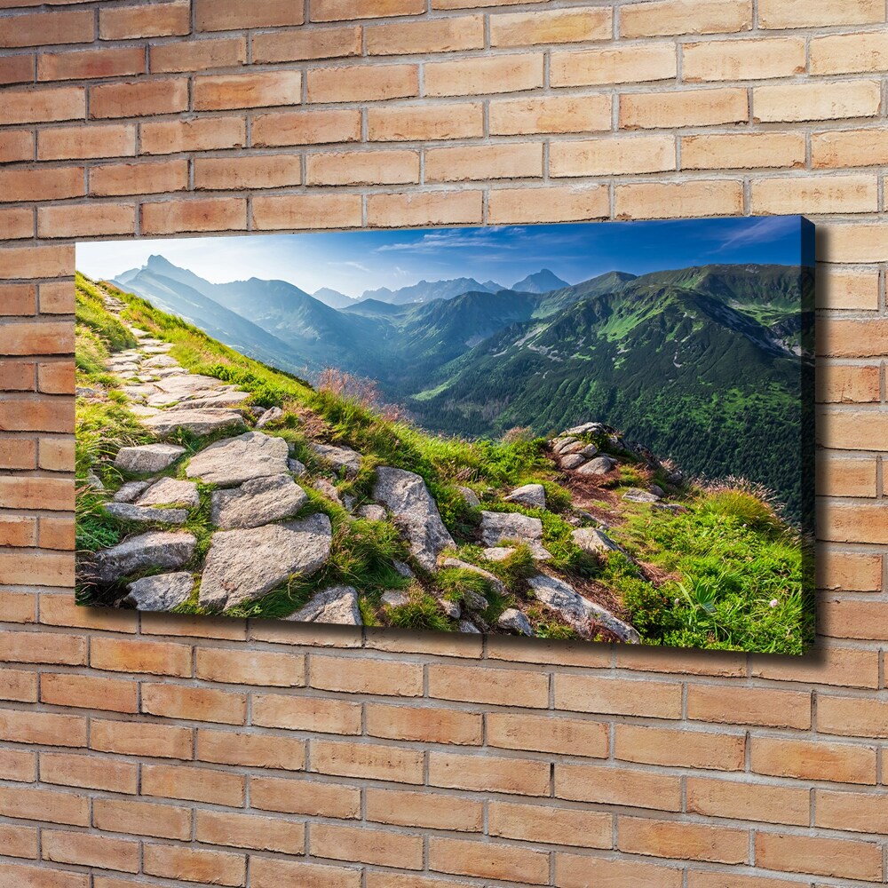 Tableau toile imprimée Lever de soleil sur les Tatras