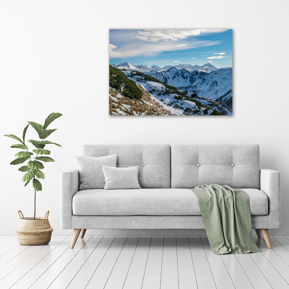 Tableau sur toile Couronne des Tatras