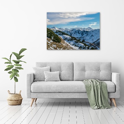 Tableau sur toile Couronne des Tatras