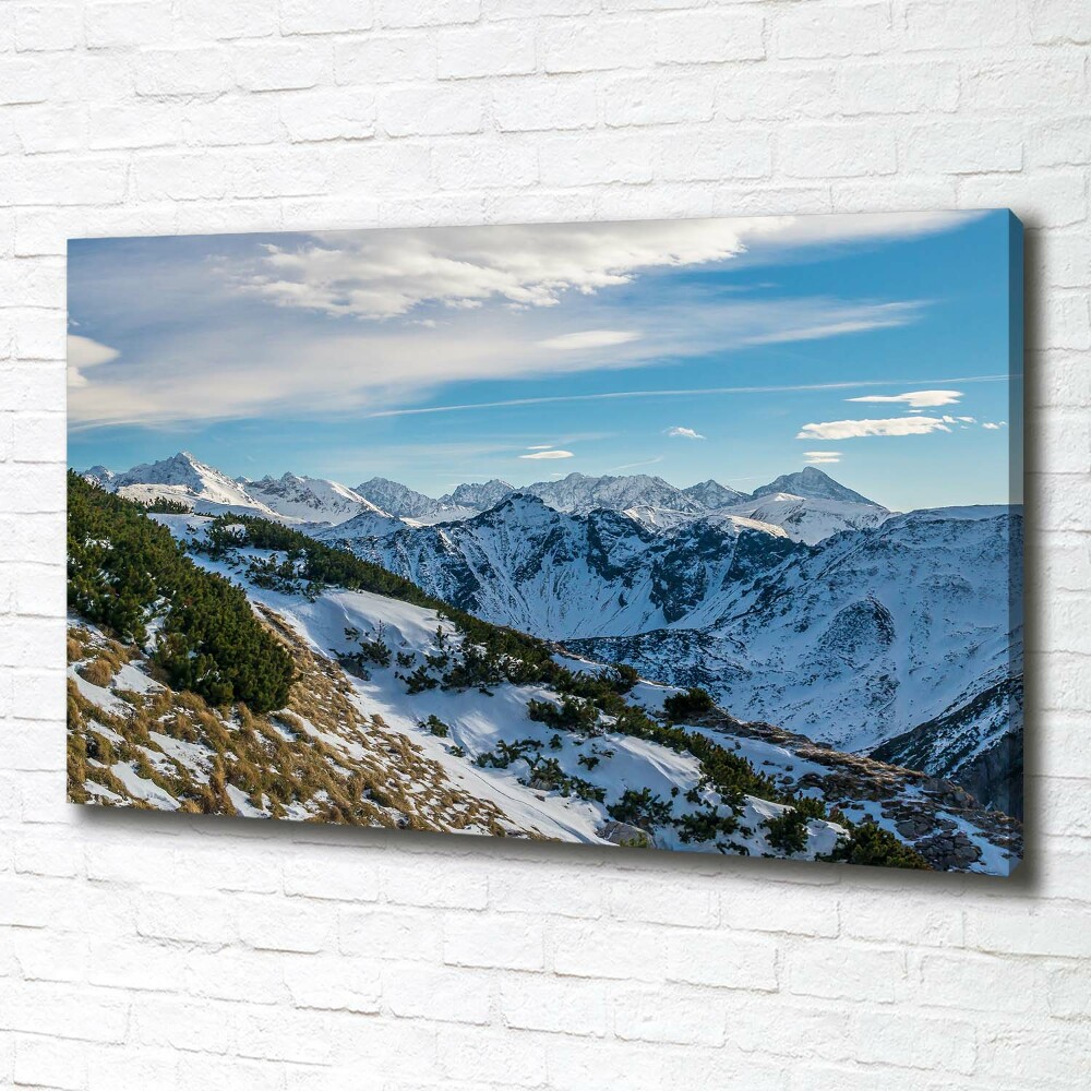 Tableau sur toile Couronne des Tatras