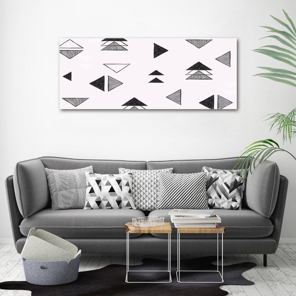 Tableau photo sur toile Fond de triangles