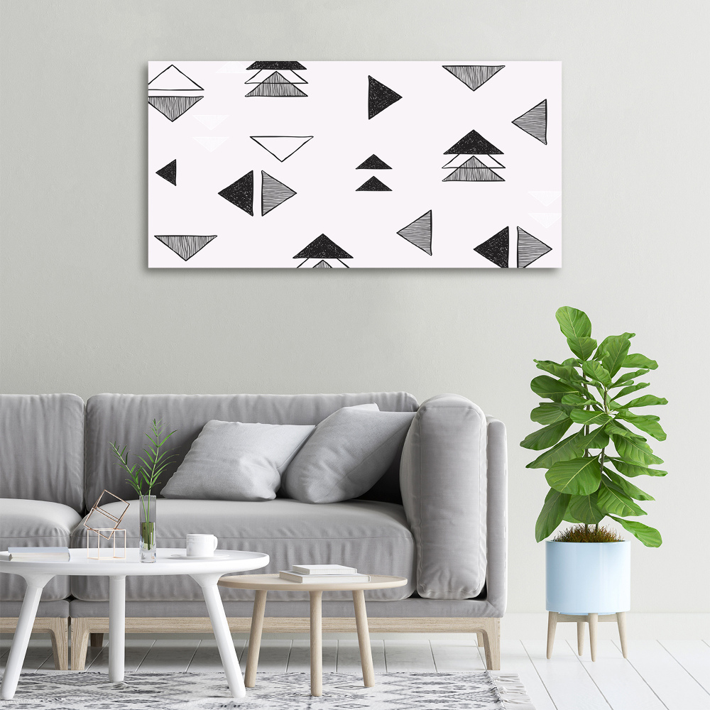 Tableau photo sur toile Fond de triangles