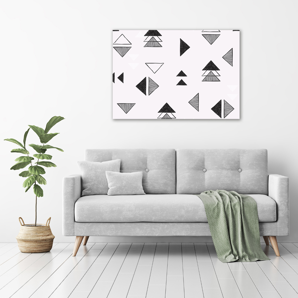 Tableau photo sur toile Fond de triangles