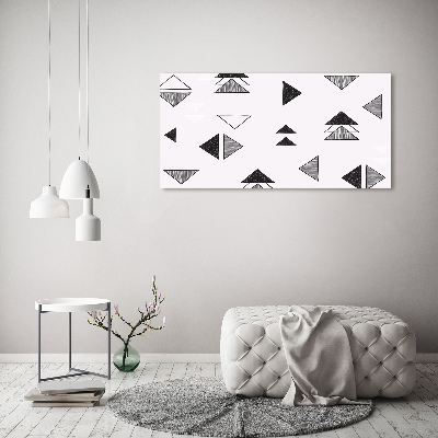 Tableau photo sur toile Fond de triangles