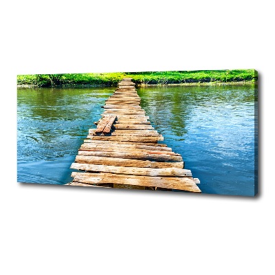 Tableau photo sur toile Pont en bois