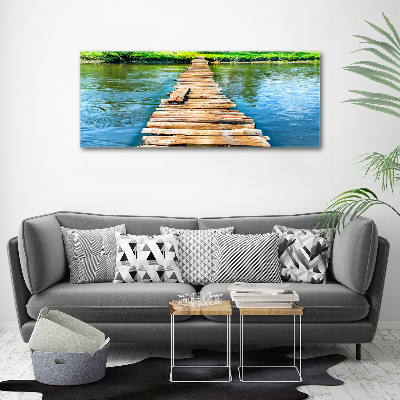 Tableau photo sur toile Pont en bois