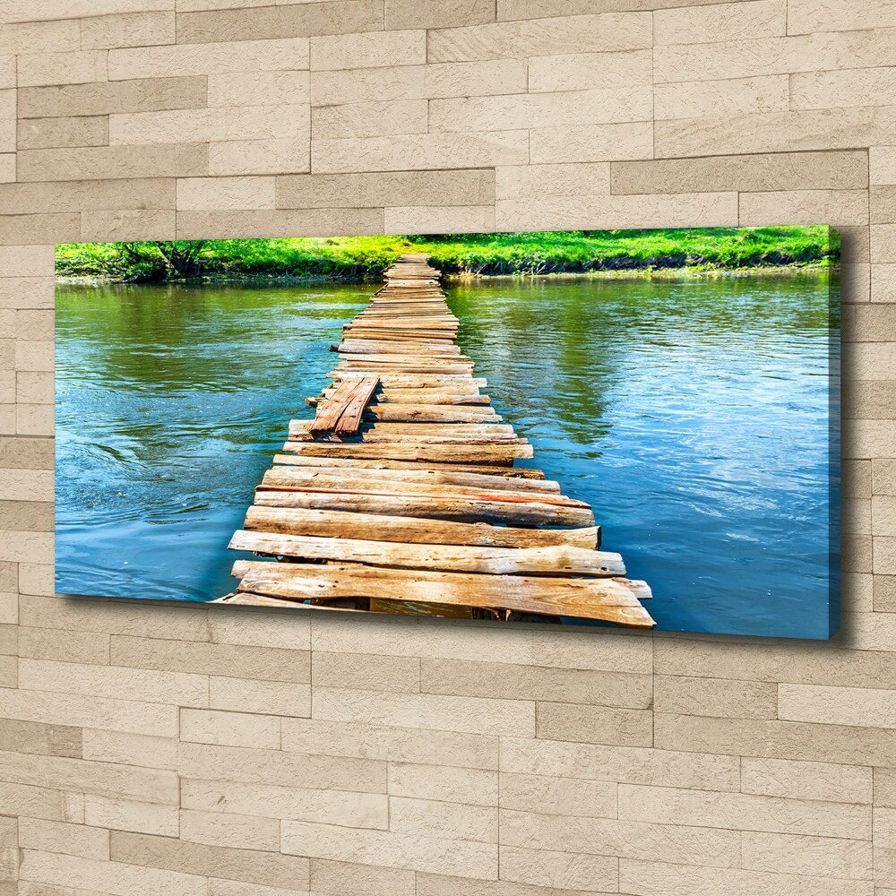 Tableau photo sur toile Pont en bois