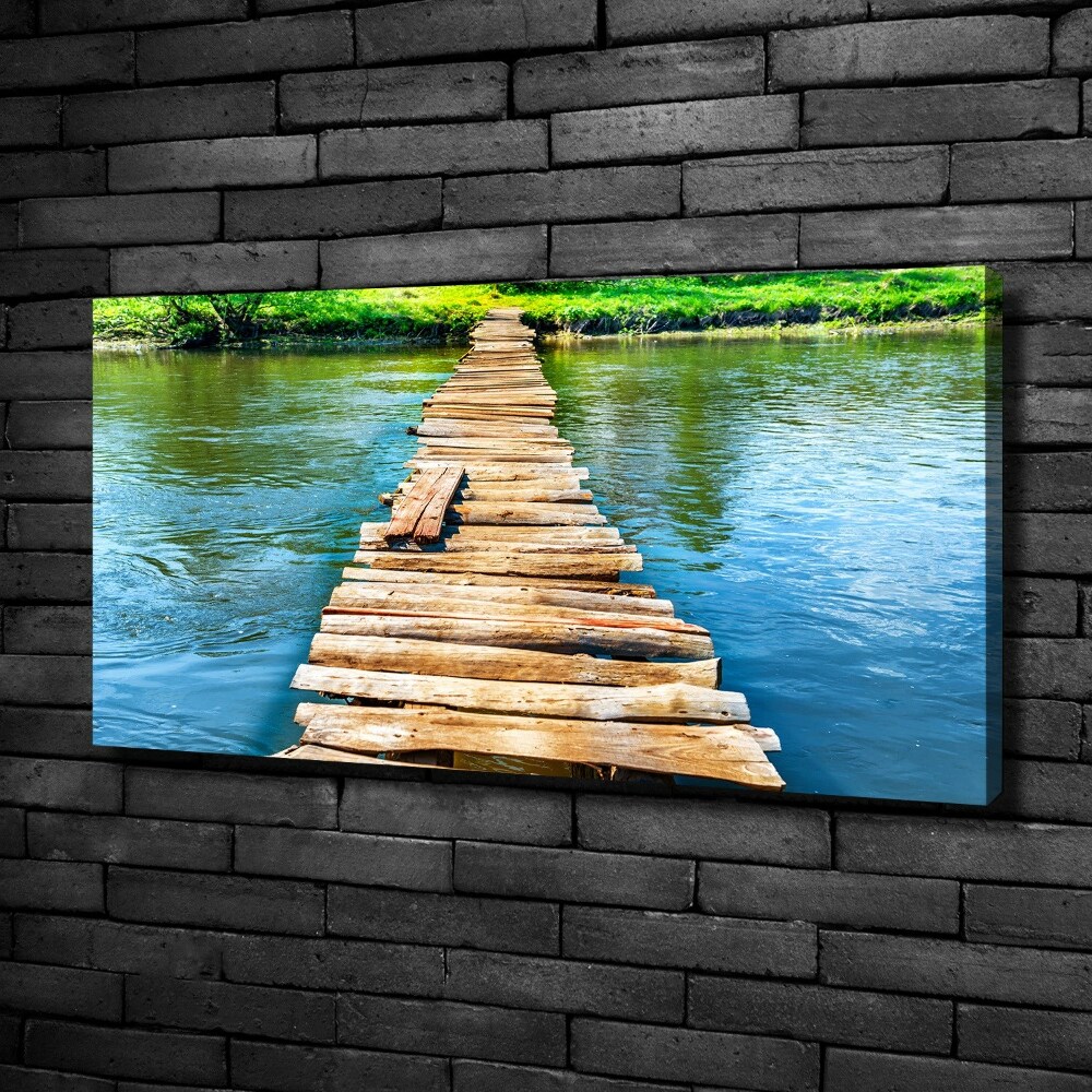 Tableau photo sur toile Pont en bois