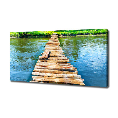 Tableau photo sur toile Pont en bois