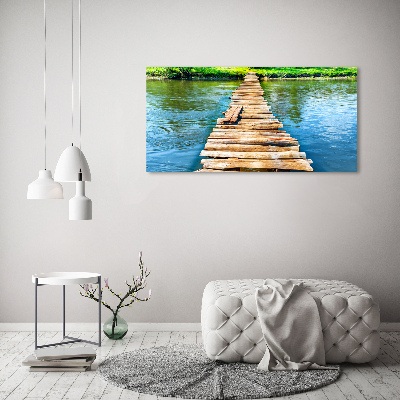 Tableau photo sur toile Pont en bois